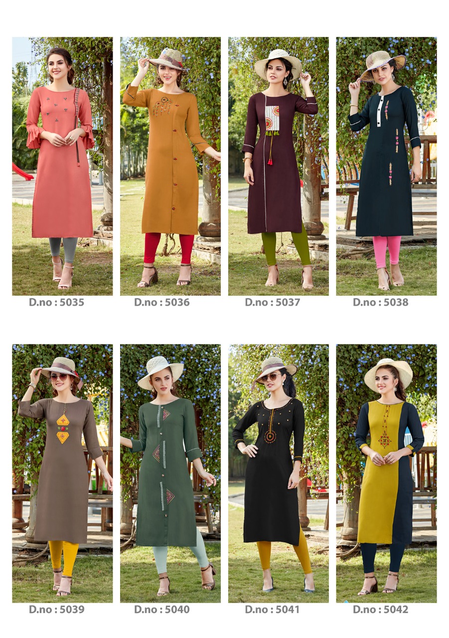 Koodee Present Pahal Vol 6 Kurtis Catalogue