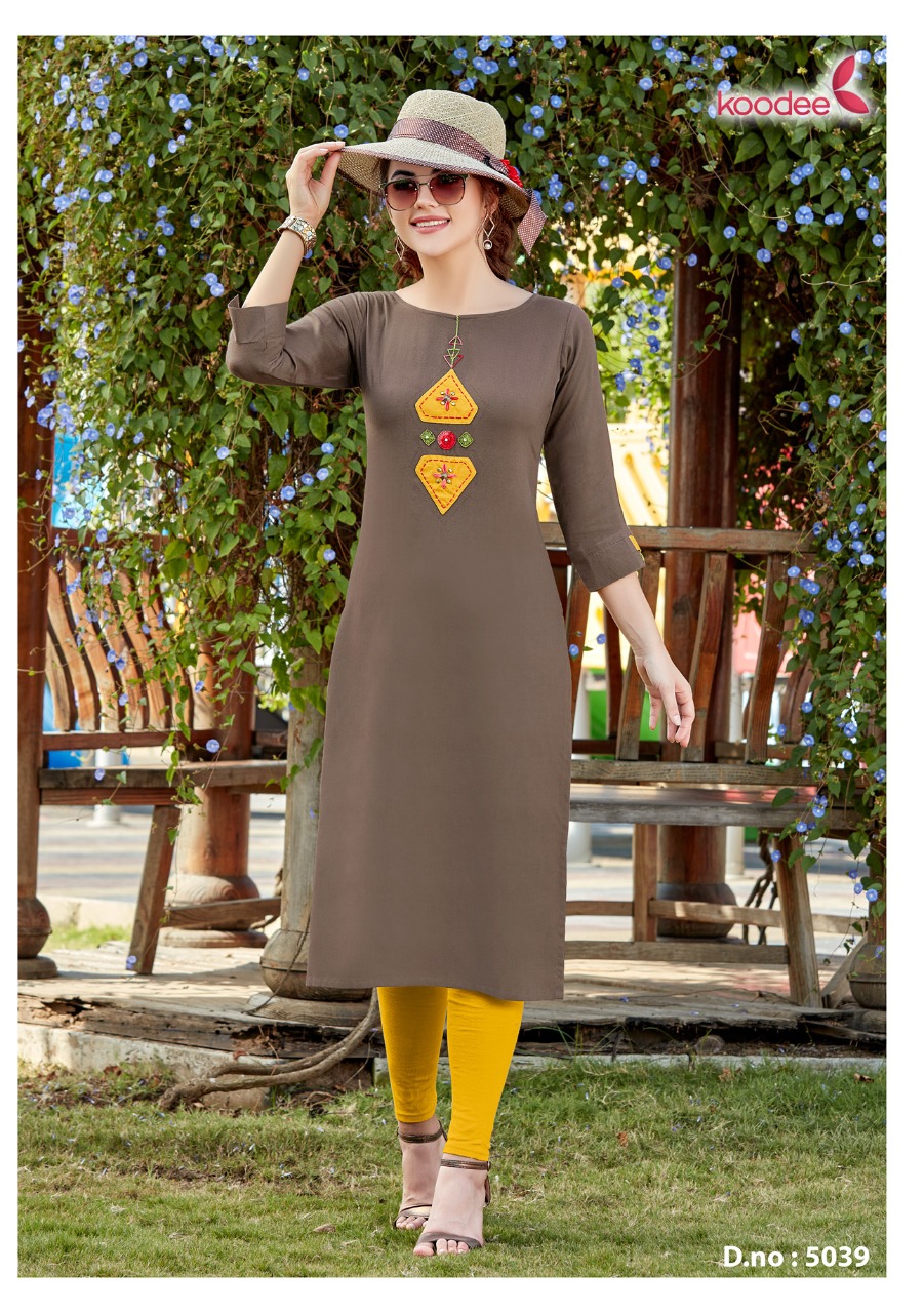 Koodee Present Pahal Vol 6 Kurtis Catalogue