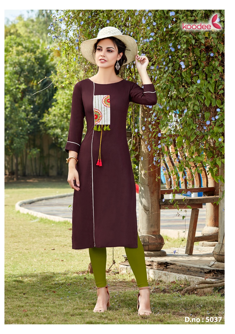 Koodee Present Pahal Vol 6 Kurtis Catalogue