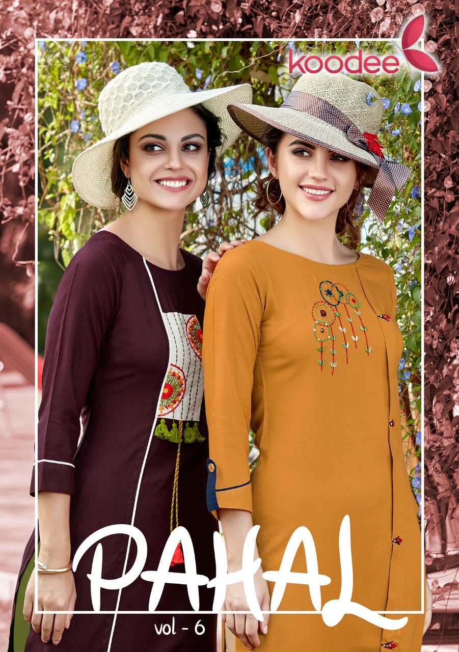 Koodee Present Pahal Vol 6 Kurtis Catalogue