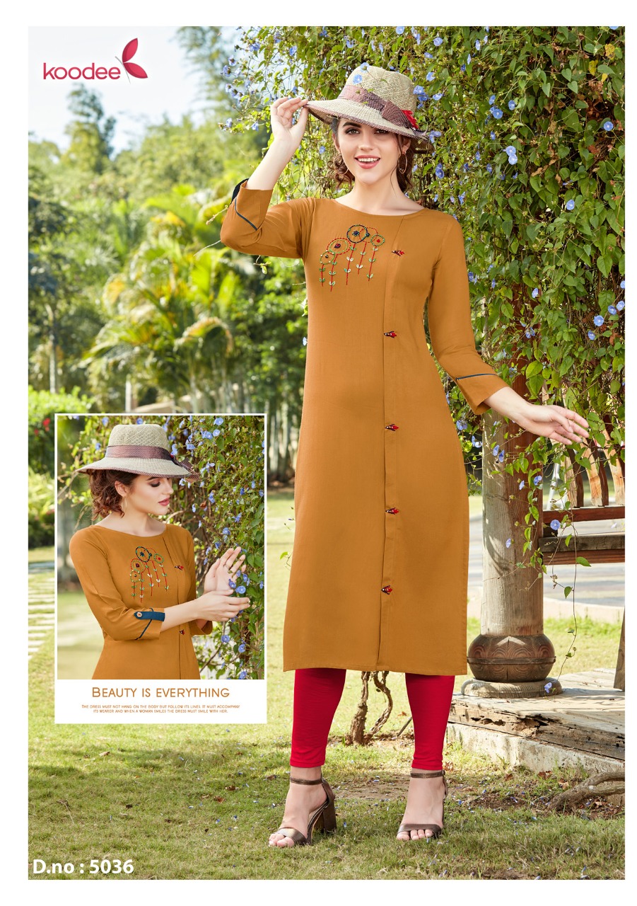 Koodee Present Pahal Vol 6 Kurtis Catalogue