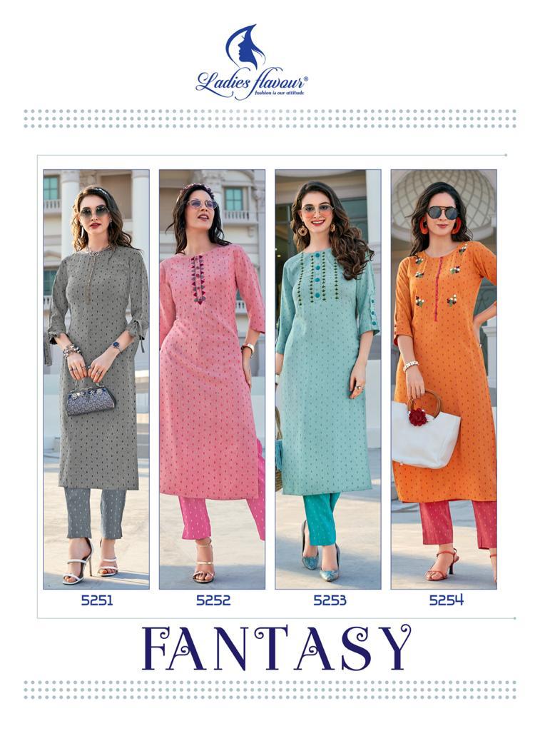 Ladies Flavour Present Fantasy Kurtis Catalogue