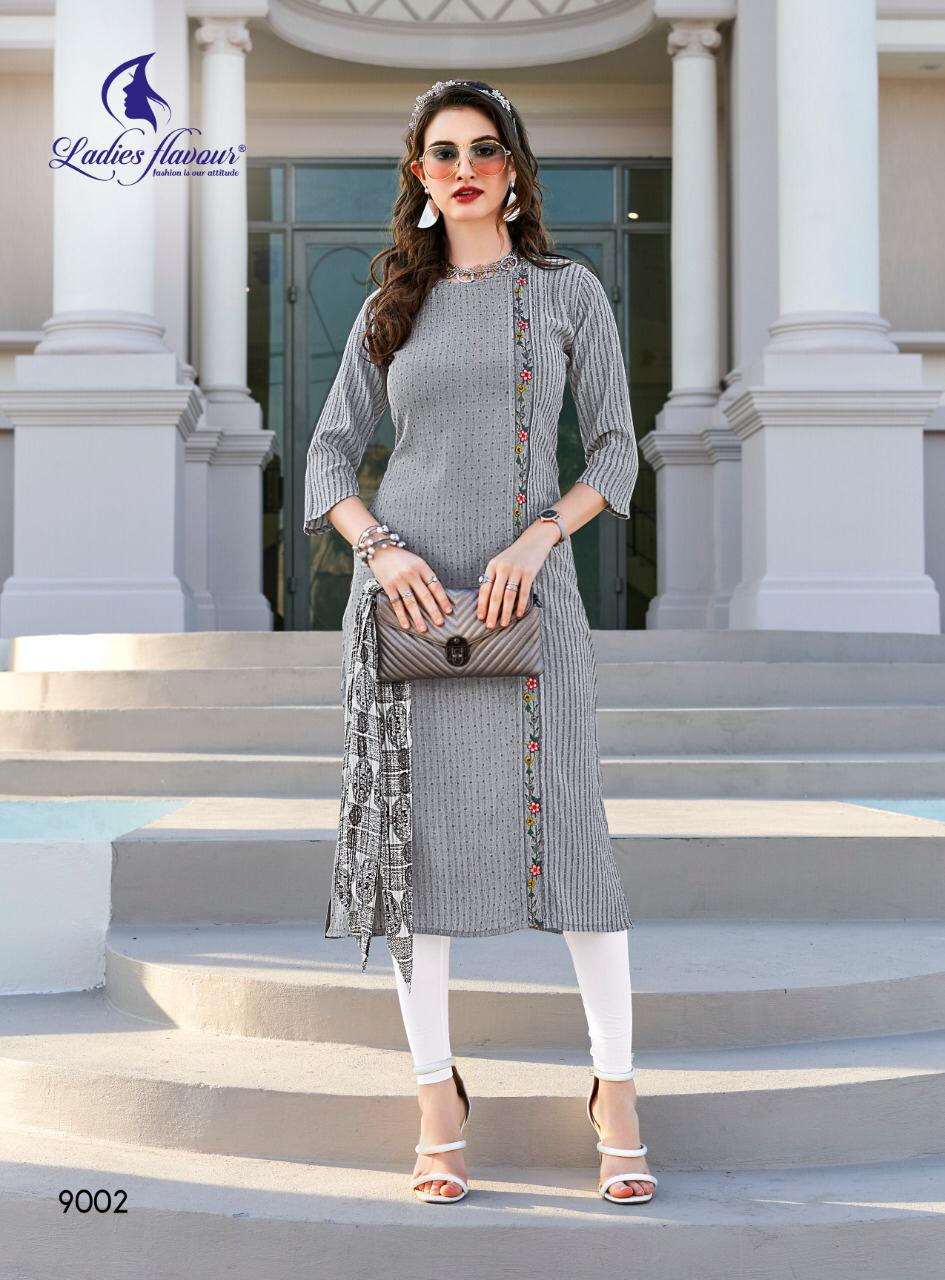 Ladies Flavour Present Limelight Kurtis Catalogue