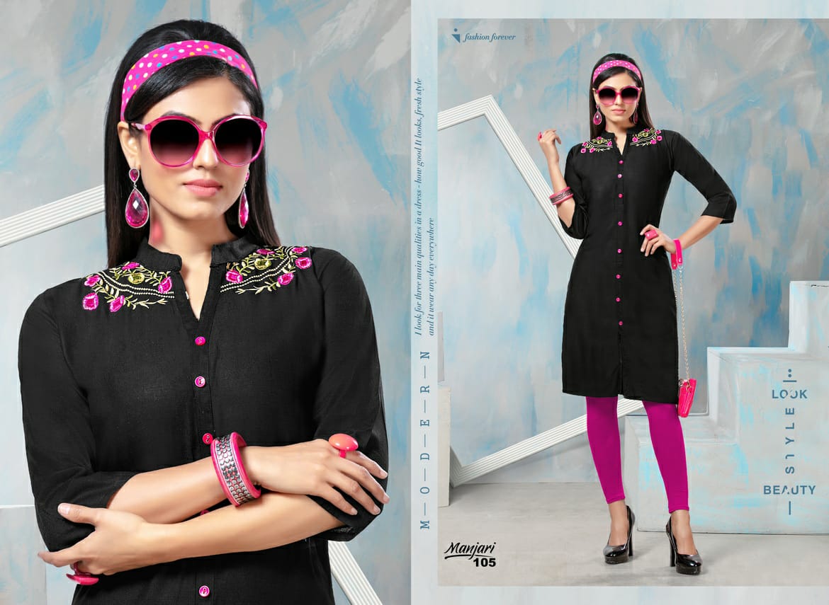 Manjari Casual Wear Kurtis Catalogue