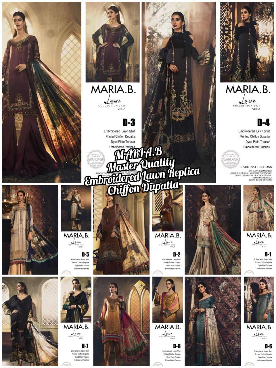 Maria B Lawn 2020 Pure Lawn Salwar Suits