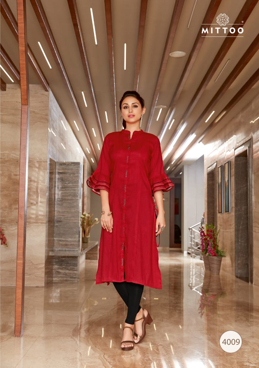 Mittoo Present Mayurika Designer Kurtis Catalogue