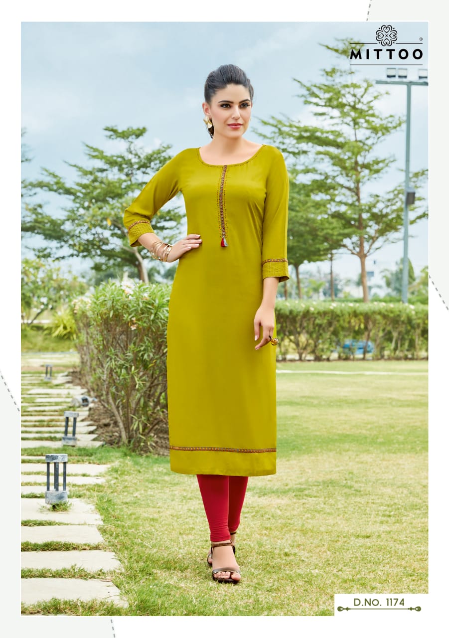 Mittoo Present Palak Vol 19 Kurtis Catalogue