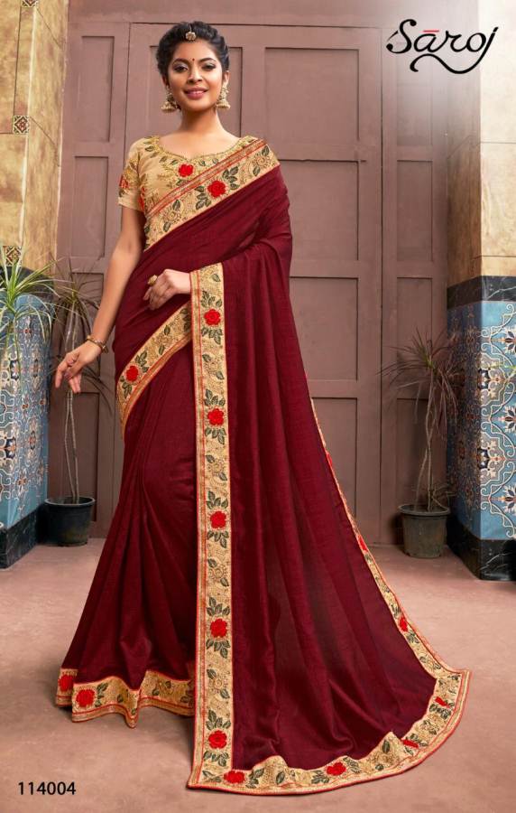 Saroj Present Dark And Lovely Festive Wear Saree Collection