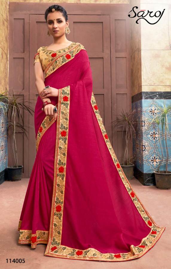 Saroj Present Dark And Lovely Festive Wear Saree Collection