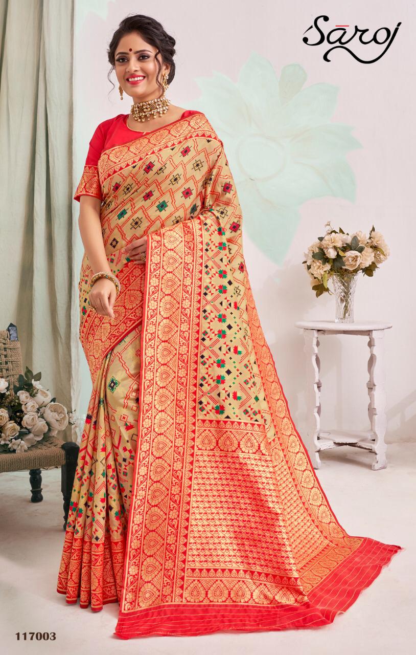 Saroj Present Ratnalekha Sarees Catalogue