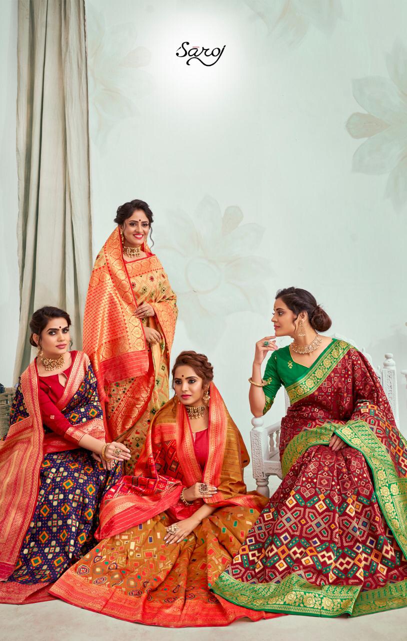 Saroj Present Ratnalekha Sarees Catalogue
