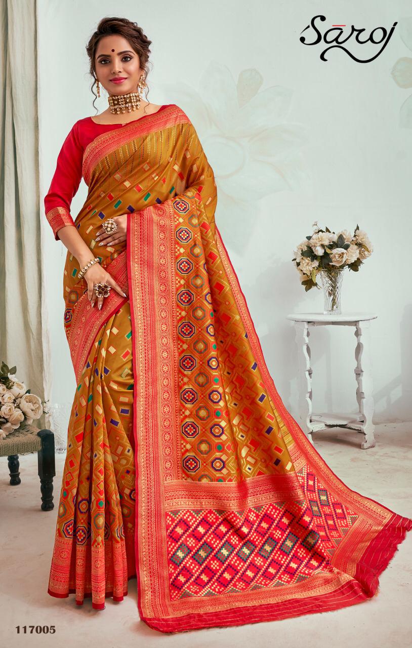Saroj Present Ratnalekha Sarees Catalogue