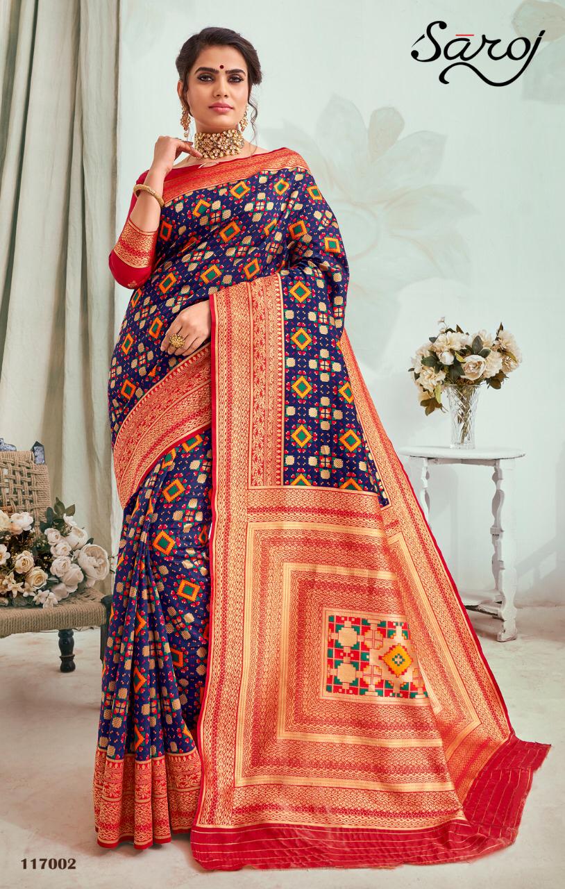 Saroj Present Ratnalekha Sarees Catalogue