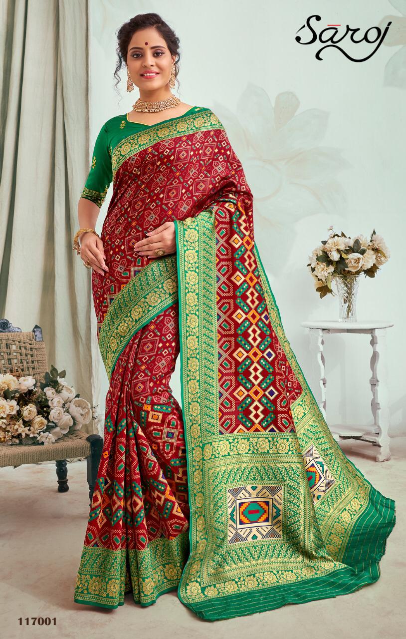 Saroj Present Ratnalekha Sarees Catalogue