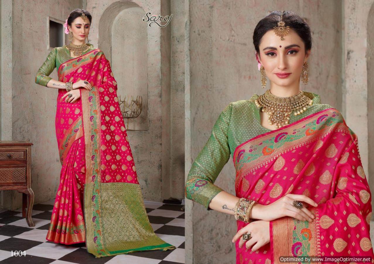 Saroj Present Saughat Festive Wear Saree Collection