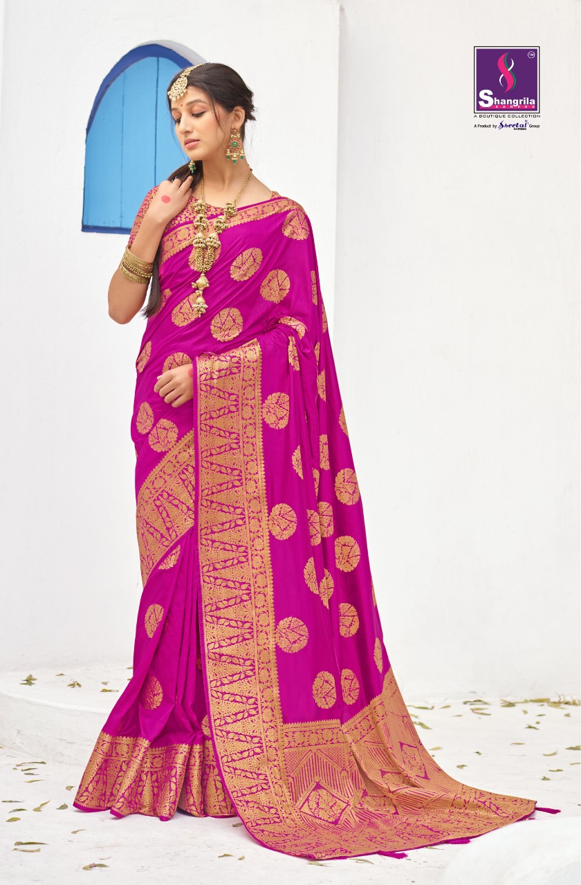 Shangrila Present Anantam Silk Sarees Catalogue
