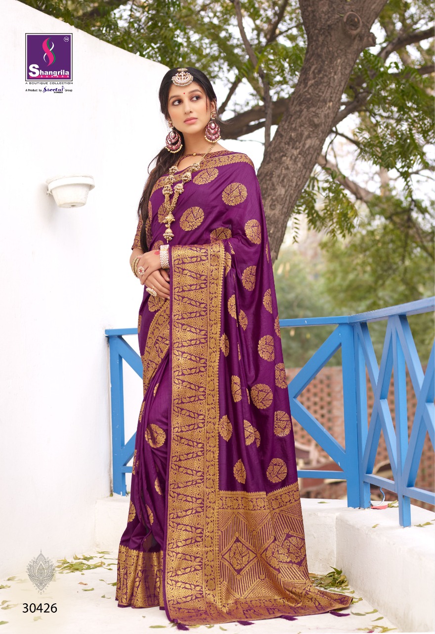 Shangrila Present Anantam Silk Sarees Catalogue