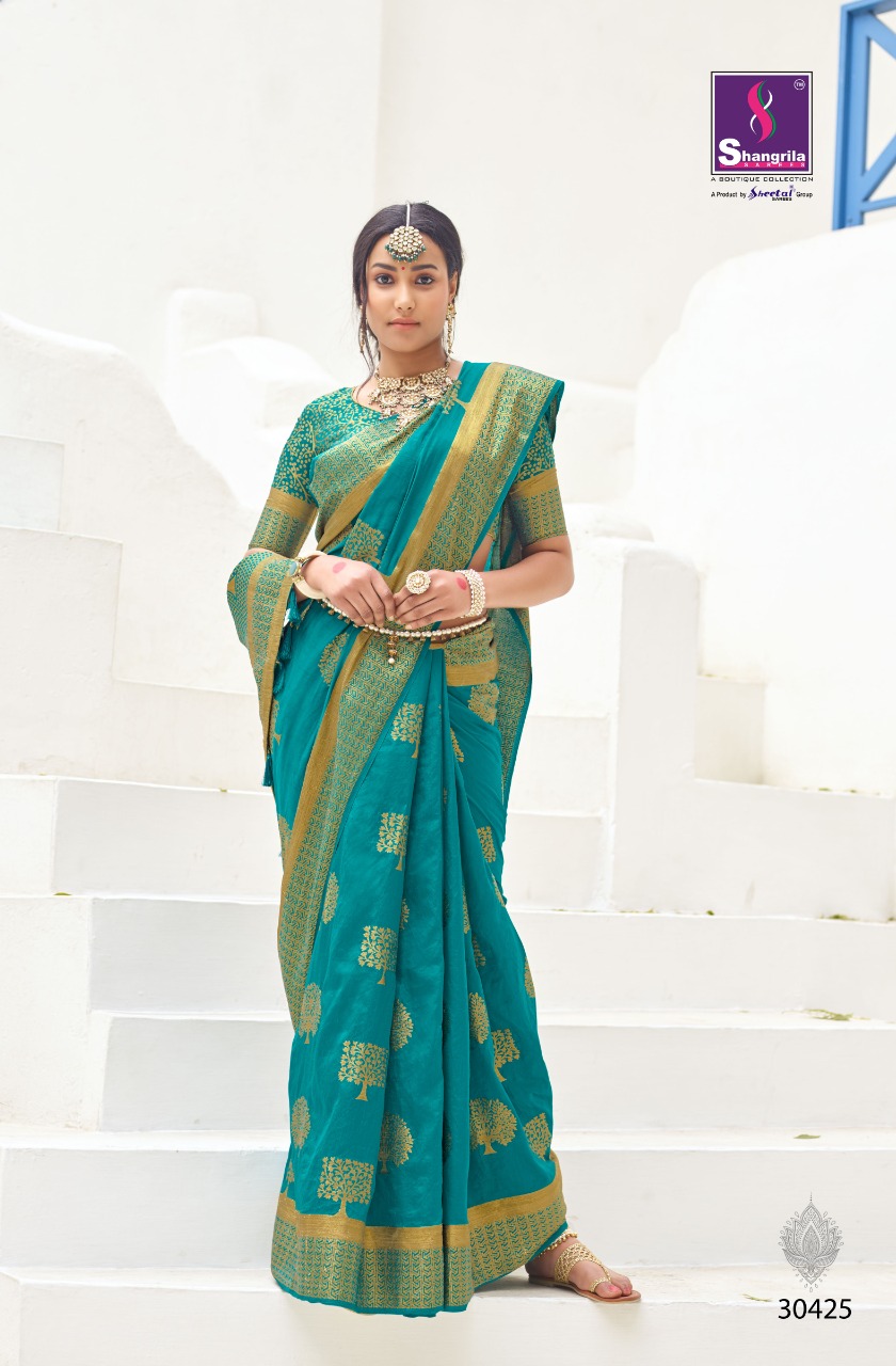 Shangrila Present Anantam Silk Sarees Catalogue