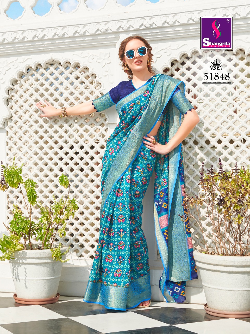 Shangrila Present Muga Silk Sarees Catalogue
