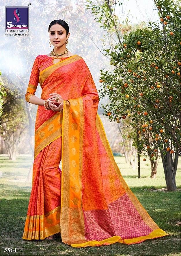 Shangrila Present Tulsi Designer Sarees Catalogue