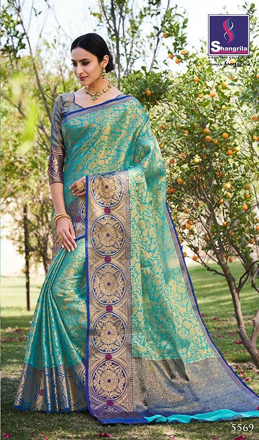 Shangrila Present Tulsi Designer Sarees Catalogue