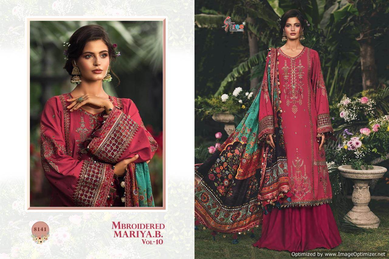 Shree Mbroidered Mariya B Vol 10 Pakistani Salwar Suits