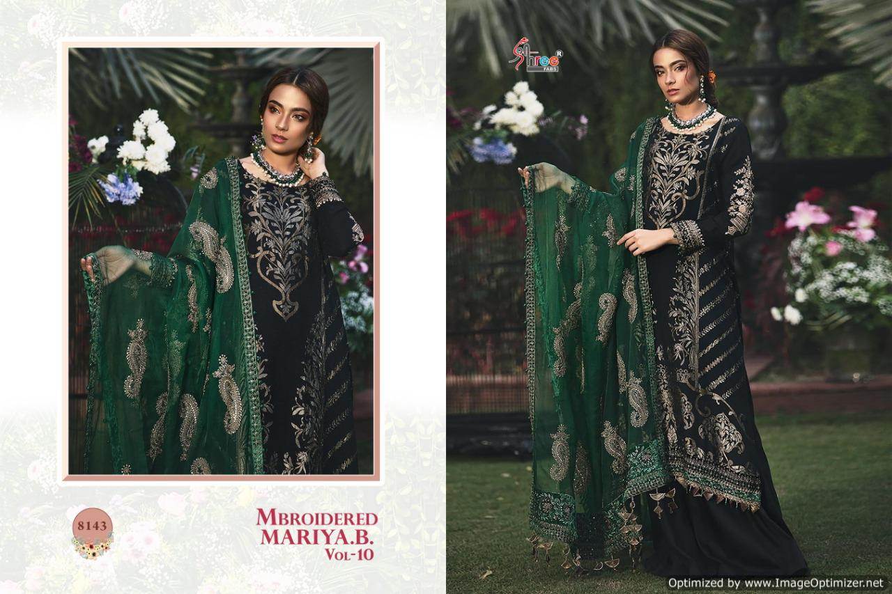 Shree Mbroidered Mariya B Vol 10 Pakistani Salwar Suits
