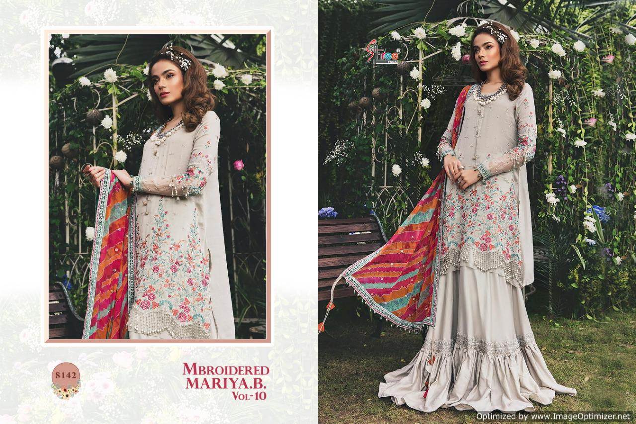 Shree Mbroidered Mariya B Vol 10 Pakistani Salwar Suits