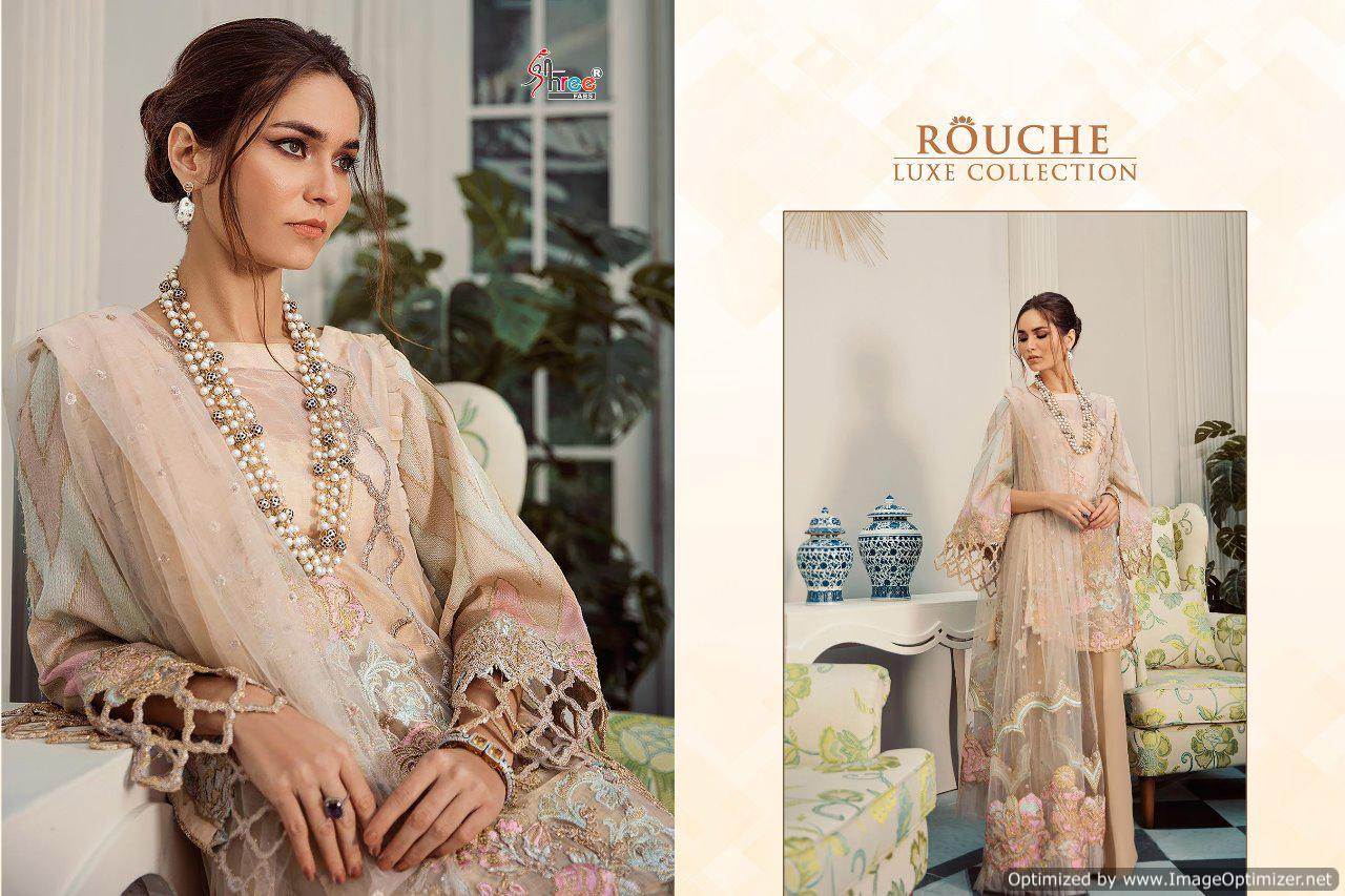 Shree Present Rouche Luxe Collection Faux Pakistani Suits