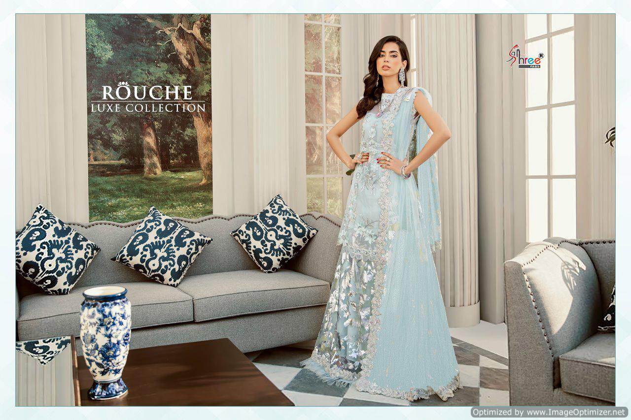 Shree Present Rouche Luxe Collection Faux Pakistani Suits