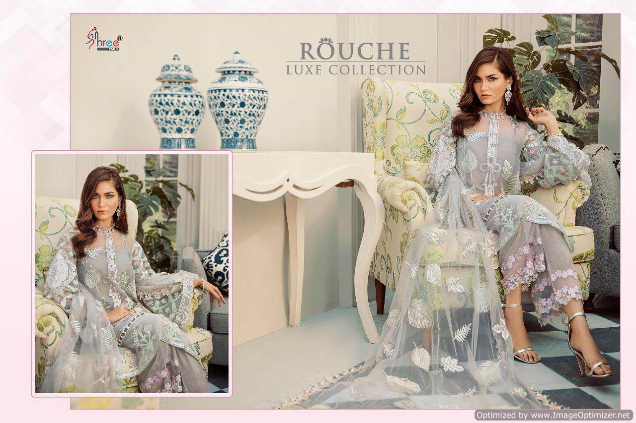 Shree Present Rouche Luxe Collection Faux Pakistani Suits