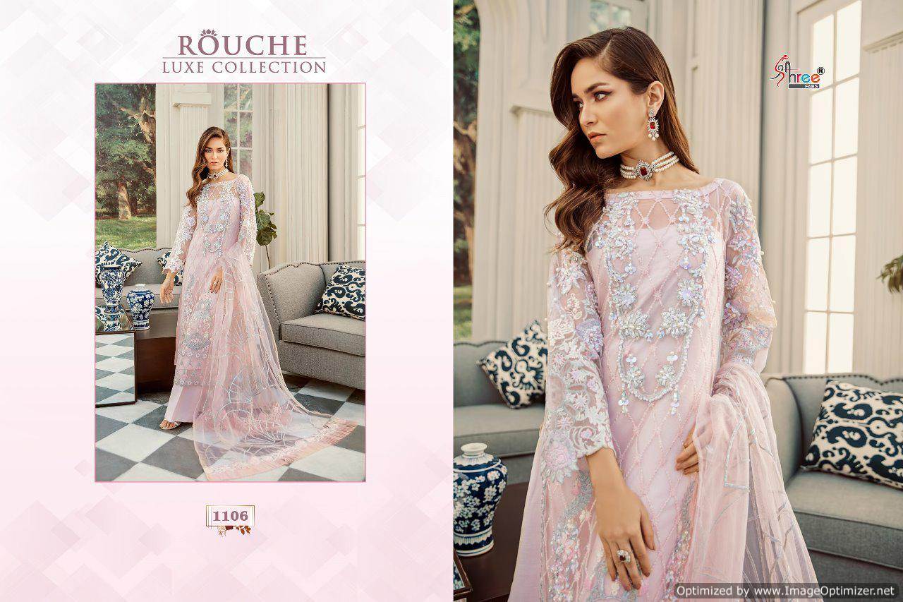 Shree Present Rouche Luxe Collection Faux Pakistani Suits