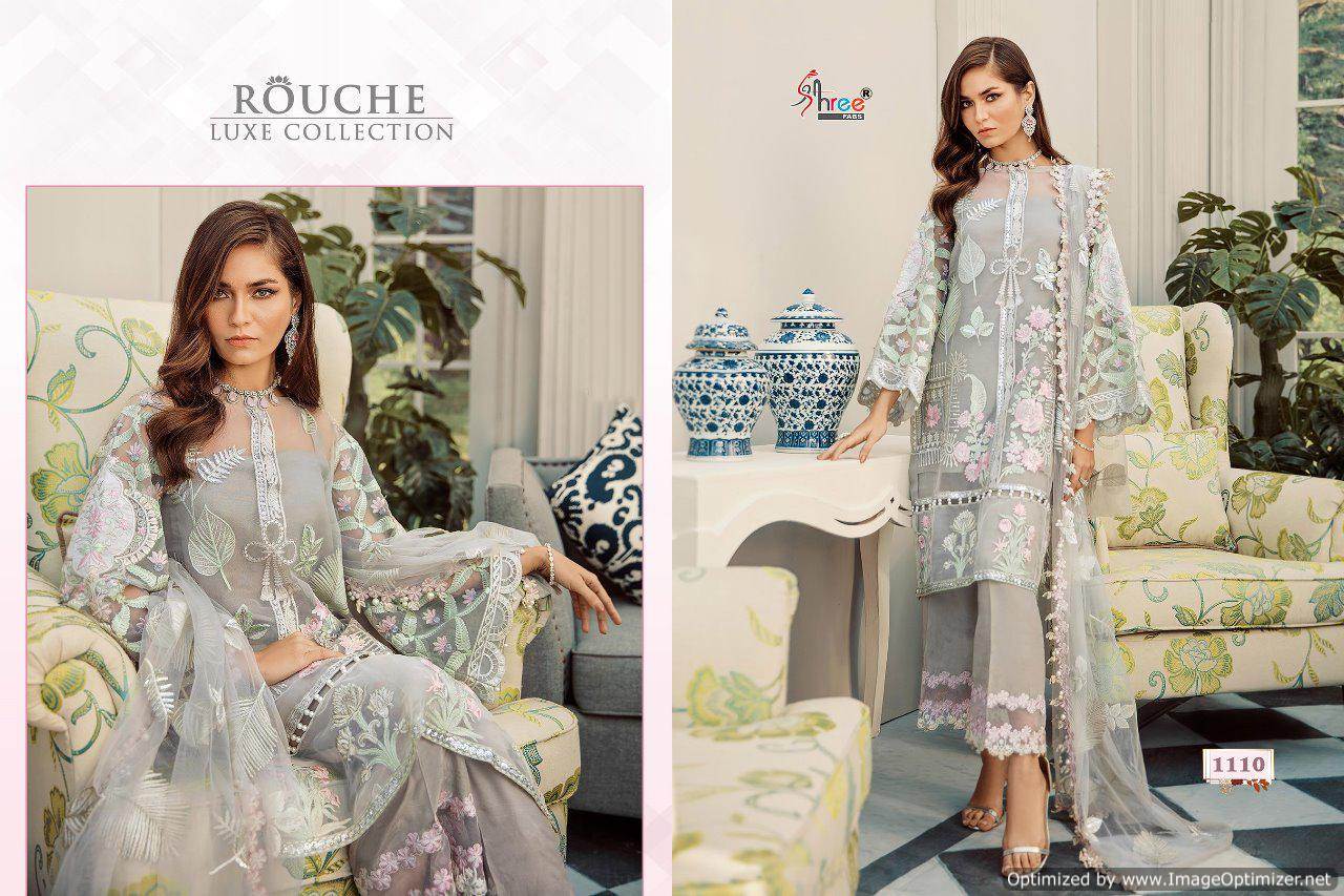 Shree Present Rouche Luxe Collection Faux Pakistani Suits
