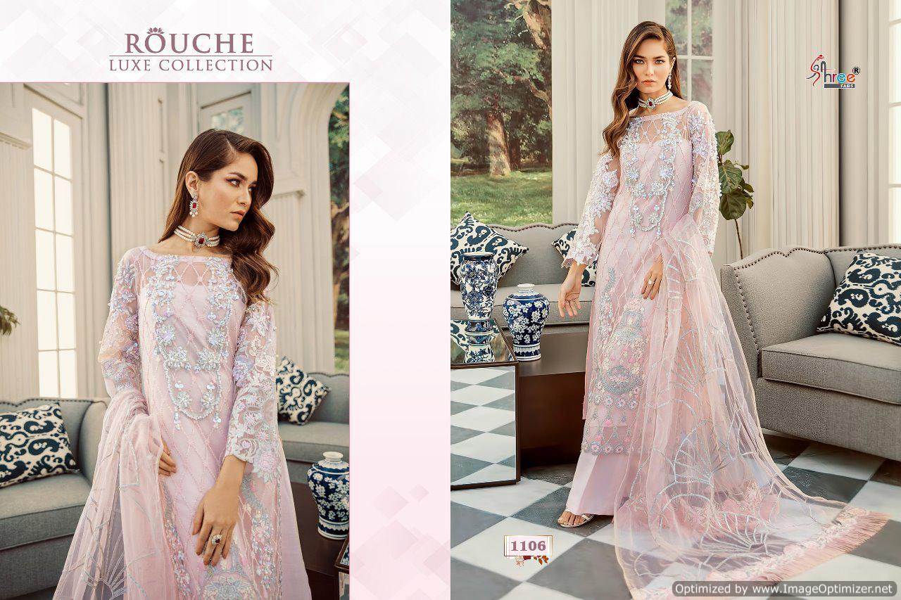 Shree Present Rouche Luxe Collection Faux Pakistani Suits