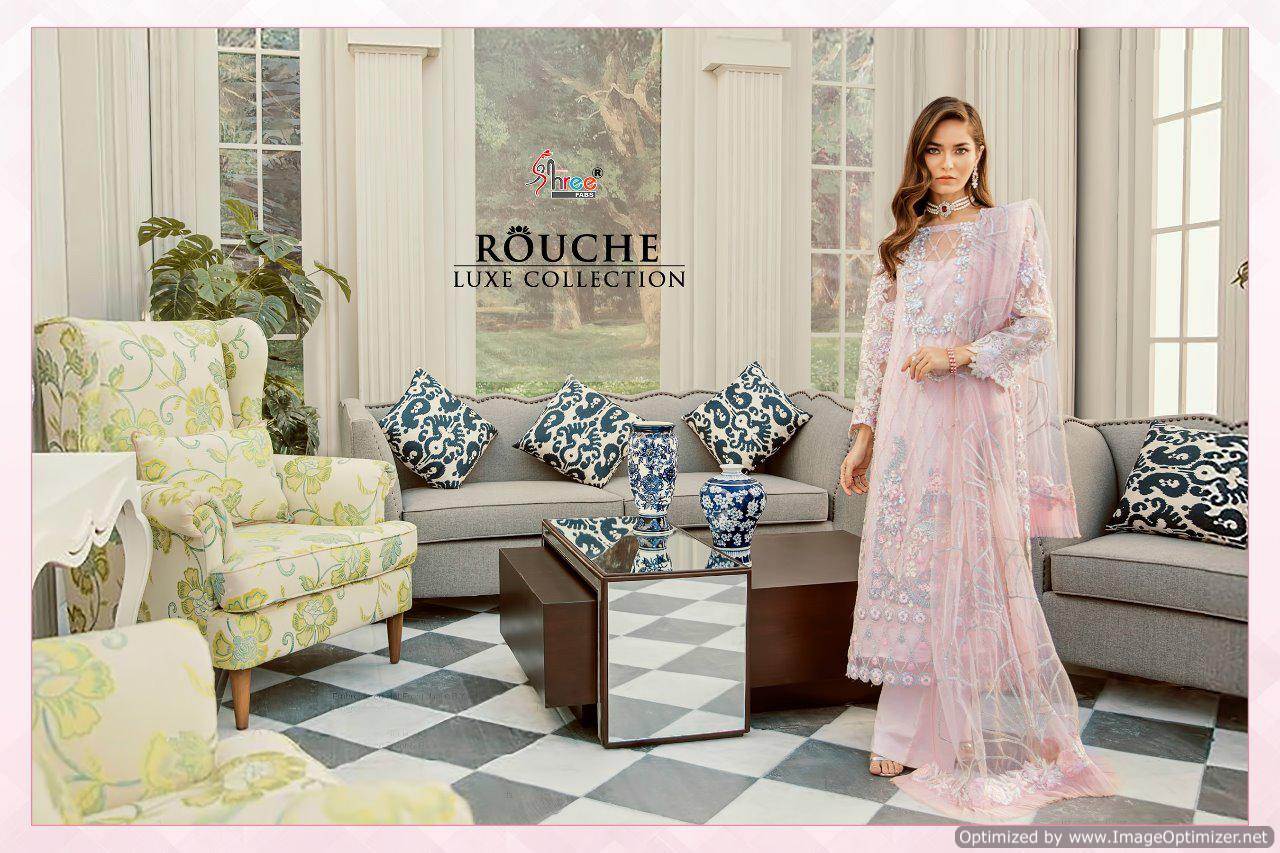 Shree Present Rouche Luxe Collection Faux Pakistani Suits
