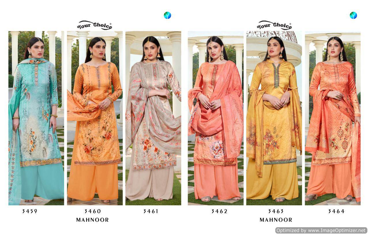 Y.c Present Mahnoor Dress Material Catalogue