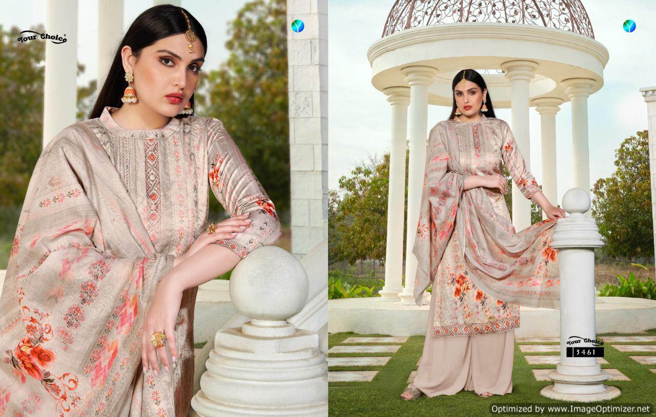 Y.c Present Mahnoor Dress Material Catalogue