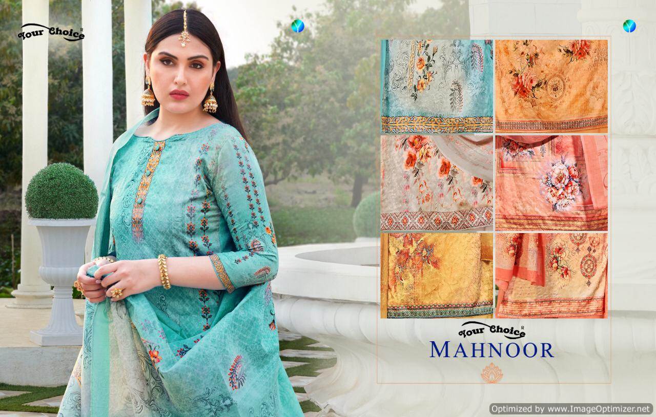 Y.c Present Mahnoor Dress Material Catalogue
