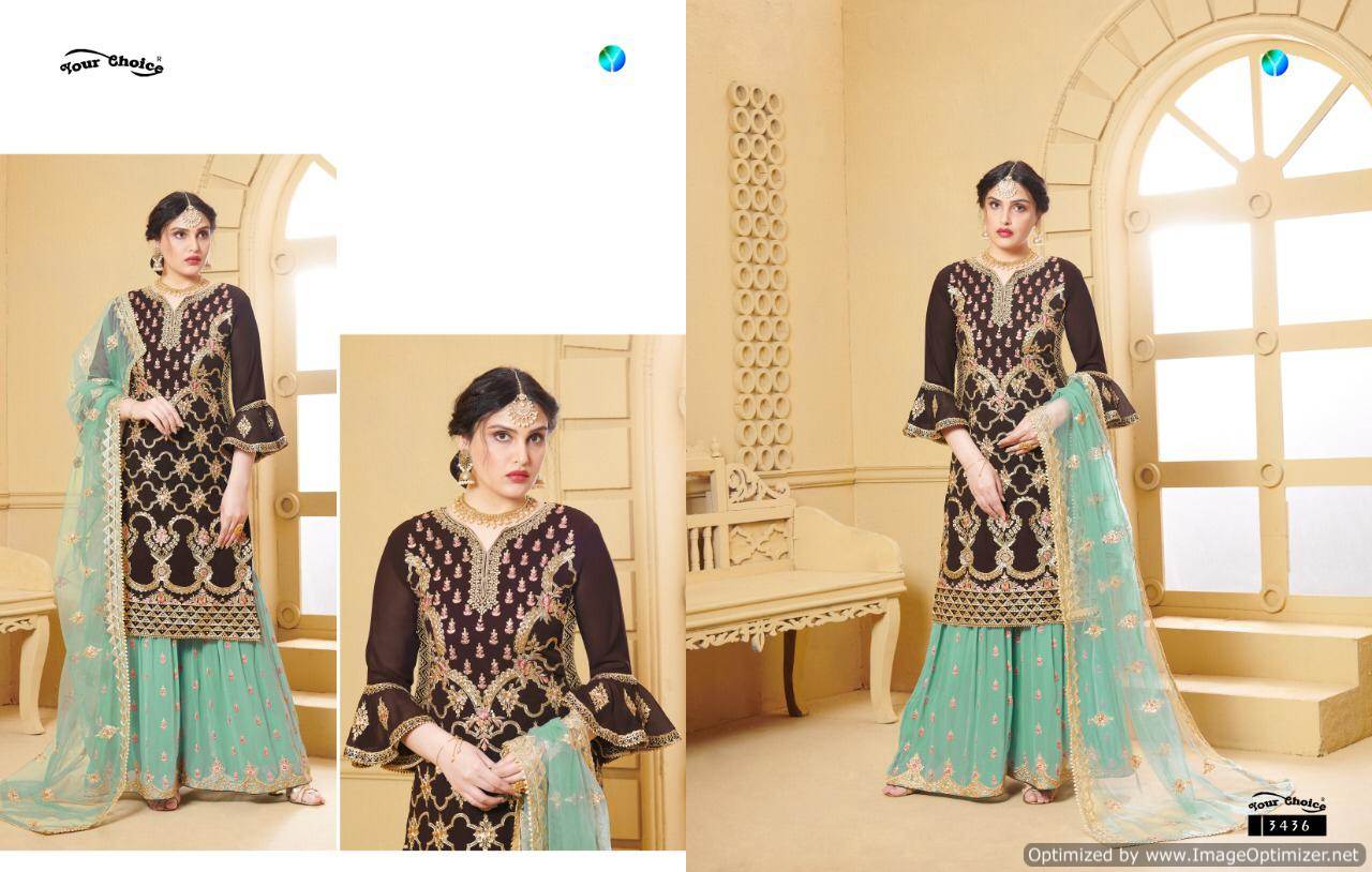Y.c Present Sarara Vol 13 Designer Salwar Suits