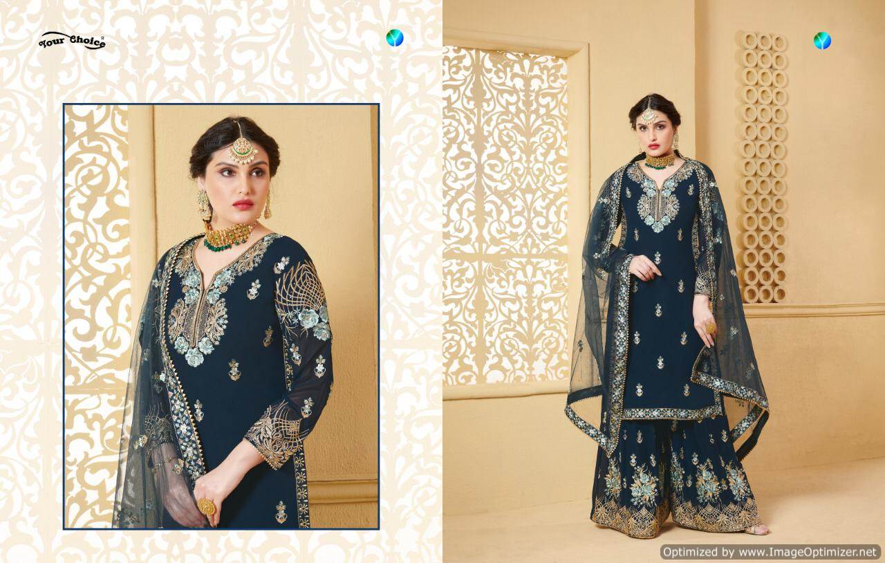 Y.c Present Sarara Vol 13 Designer Salwar Suits