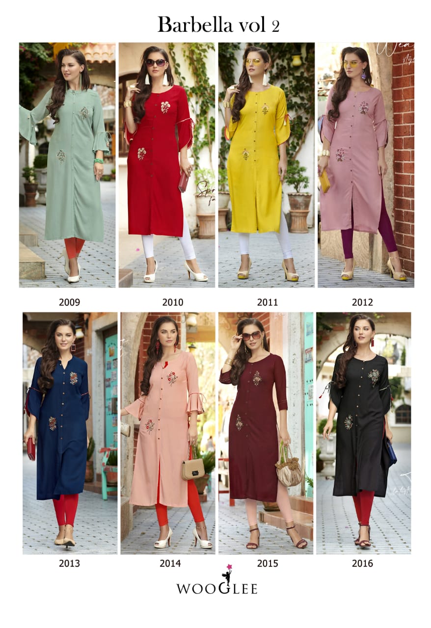 Wooglee Present Barbella Vol 2  Kurtis Catalogue