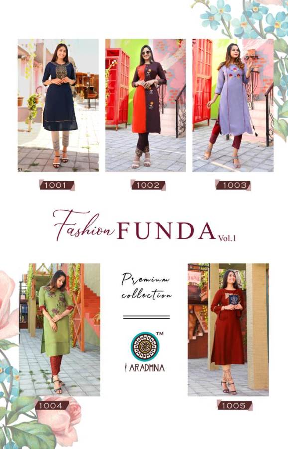 Aradhna Present Fashion Funda Vol 1 Kurti With Bottom