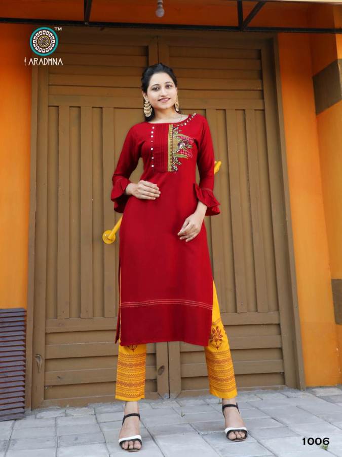 Aradhna Present Fashion Funda Vol 1 Kurti With Bottom