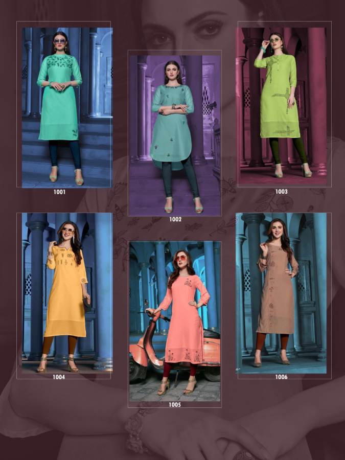 Banwery Present Fashion Grass Kurtis Catalogue