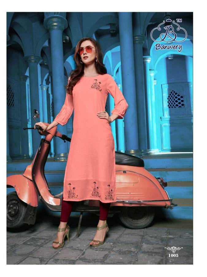 Banwery Present Fashion Grass Kurtis Catalogue