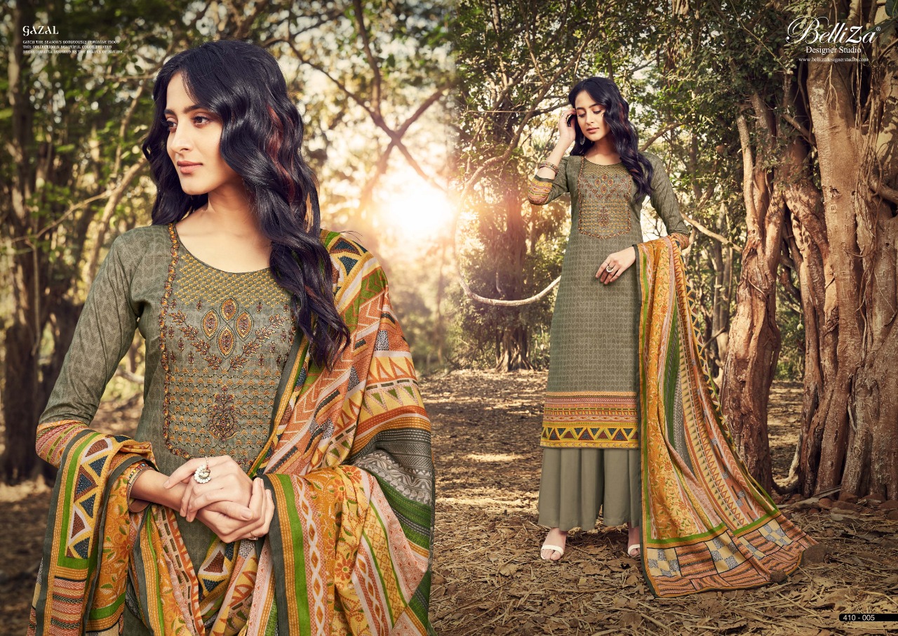 Belliza Present Gazal Dress Material Catalogue