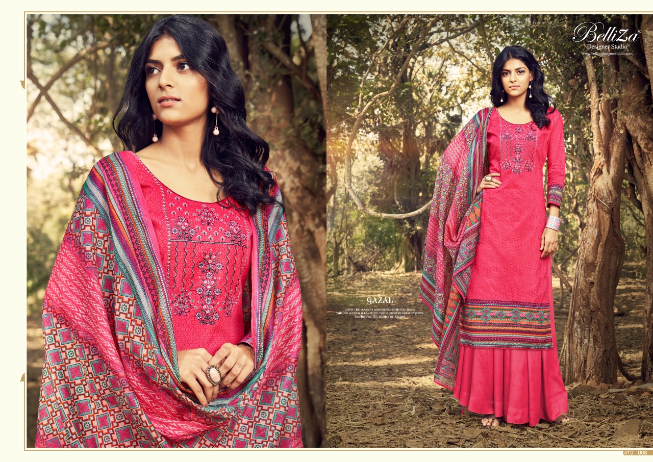 Belliza Present Gazal Dress Material Catalogue