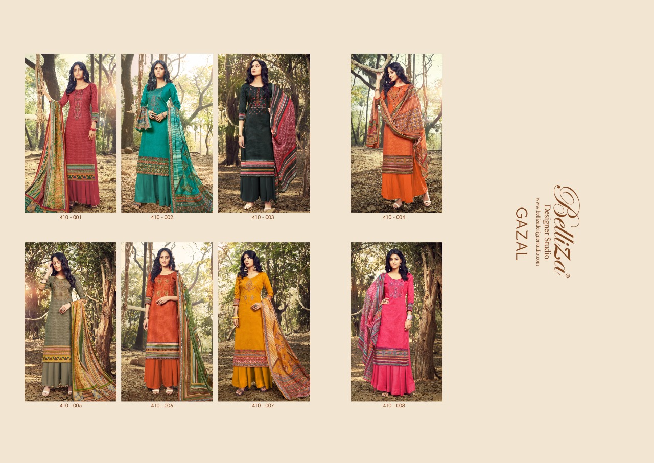 Belliza Present Gazal Dress Material Catalogue