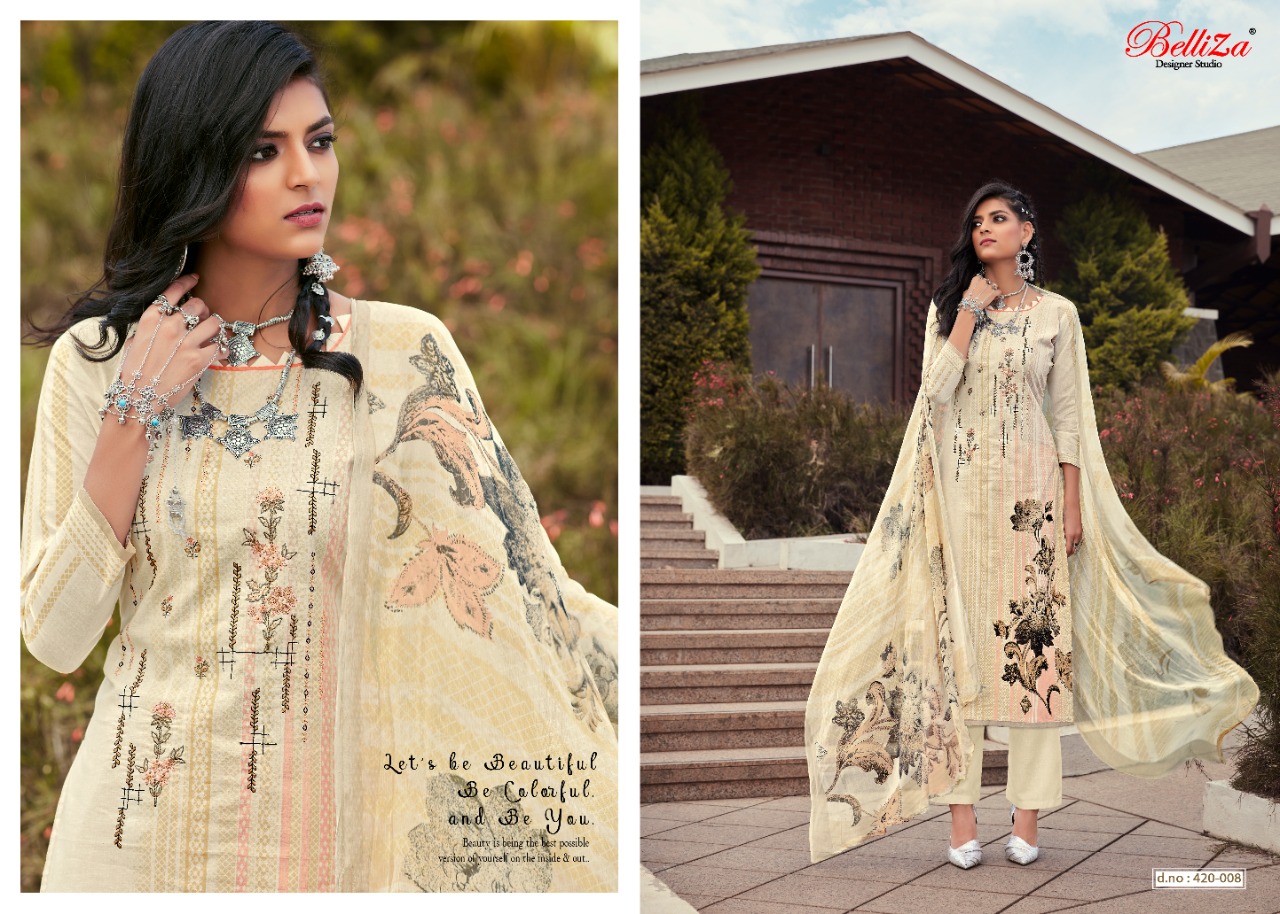 Belliza Present Mahira Dress Material Catalogue