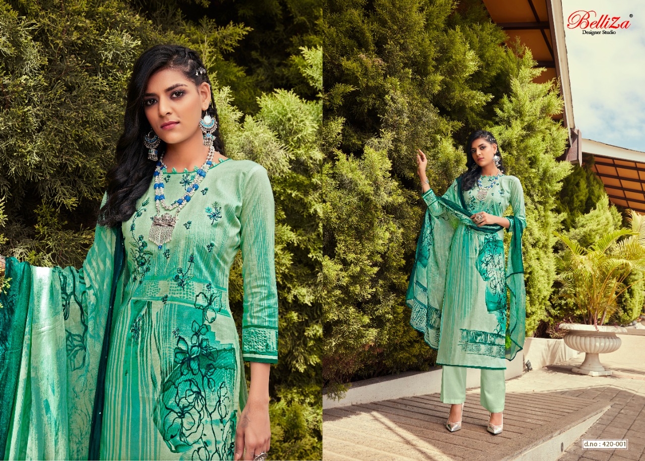 Belliza Present Mahira Dress Material Catalogue